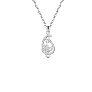 گردنبند نقره زنانه ترمه 1 طرح پرنده کد e558