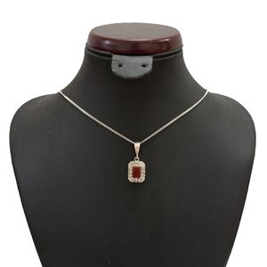 گردنبند نقره زنانه سلین کالا مدل عقیق کد ce ag7