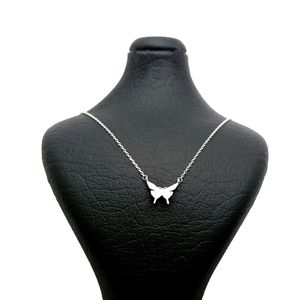 گردنبند نقره زنانه طرح پروانه کد n87199