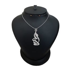 گردنبند نقره زنانه لیردا مدل اسم دلسا کد 0218 mhr