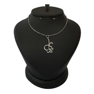 گردنبند نقره زنانه لیردا مدل اسم مه گل کد 0392 mhr