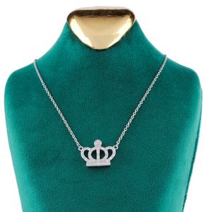 گردنبند نقره زنانه مدل تاج کد slp 51