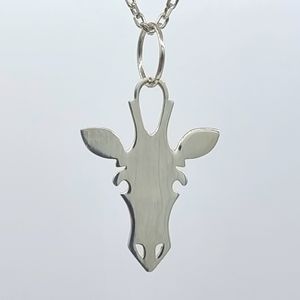 گردنبند نقره زنانه مدل زرافه