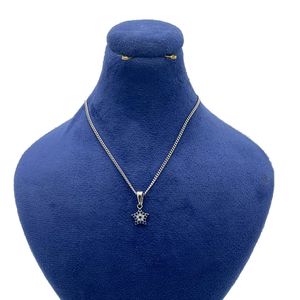 گردنبند نقره زنانه مدل ستاره چشم نظر