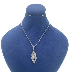 گردنبند نقره زنانه مدل مجلسی