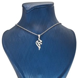 گردنبند نقره زنانه مدل نوشته پدر
