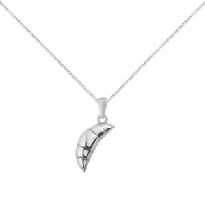گردنبند نقره زنانه مدل کروسان