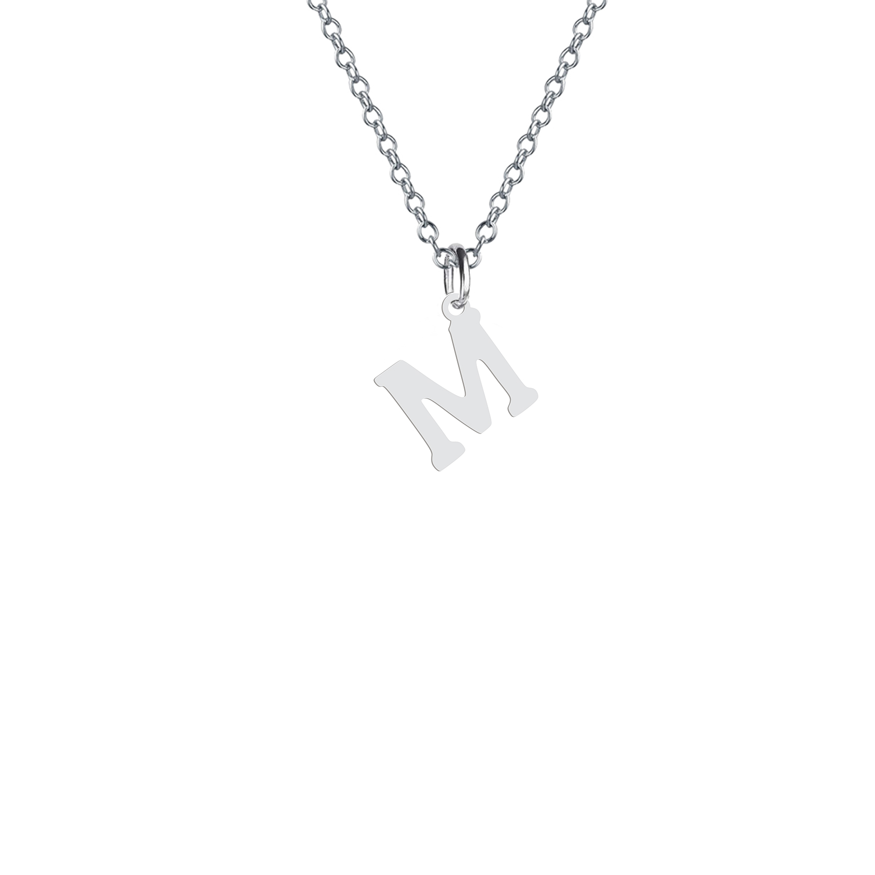 گردنبند نقره زنانه هایکا مدل حرف لاتین m کد n.ha2 248