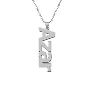 گردنبند نقره طرح آذر کد ac 48