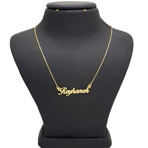 گردنبند نقره طرح اسم ریحانه کد kl 98