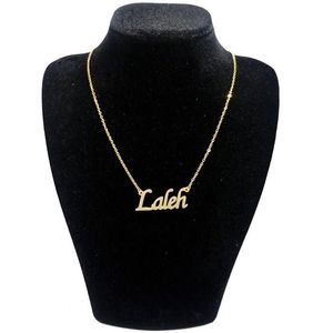 گردنبند نقره طرح اسم لاله کد 01