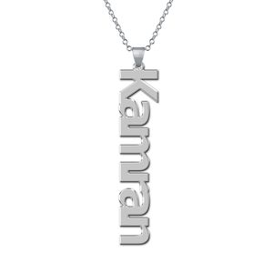 گردنبند نقره طرح کامران کد ac 81