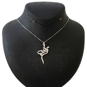 گردنبند نقره مدل اسم مجتبی کد termehsilver6