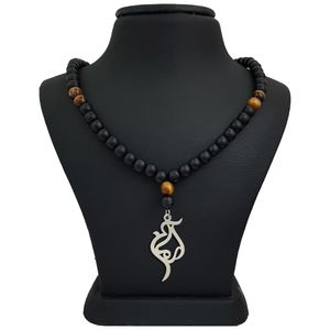 گردنبند نقره مردانه ترمه 1 طرح آرمان کد mas 00441