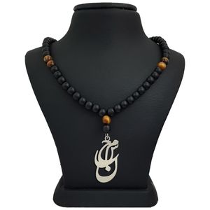 گردنبند نقره مردانه ترمه 1 طرح محسن کد mas 00444
