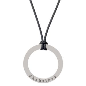 گردنبند نقره مردانه لیردا مدل اسم شهریار 72503