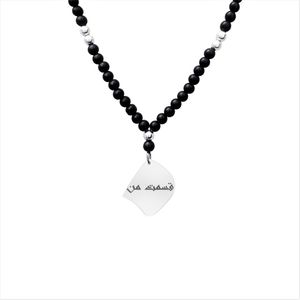 گردنبند نقره مردانه لیردا مدل قسمت من کد gor 0022