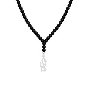 گردنبند نقره مردانه هایکا طرح مانی مدل n.ha1   521