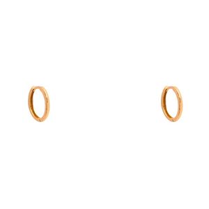 گوشواره حلقه ای طلا 18 عیار زنانه الی گلد گالری مدل ساده