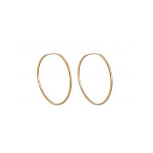 گوشواره حلقه ای طلا 18 عیار زنانه درریس مدل 530