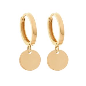 گوشواره حلقه ای طلا 18 عیار زنانه رزالیا مدل  gtr_0011
