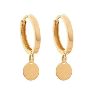 گوشواره حلقه ای طلا 18 عیار زنانه رزالیا مدل  gtr_0012