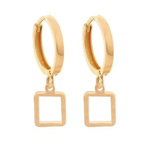 گوشواره حلقه ای طلا 18 عیار زنانه رزالیا مدل  gtr_0014