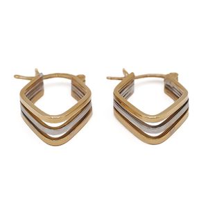 گوشواره حلقه ای طلا 18 عیار زنانه صلاحی گلد مدل 15900o