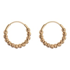 گوشواره حلقه ای طلا 18 عیار زنانه مایا ماهک مدل me1193