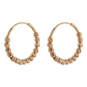 گوشواره حلقه ای طلا 18 عیار زنانه مایا ماهک مدل me1194