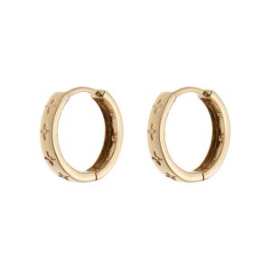 گوشواره حلقه ای طلا 18 عیار زنانه مایا ماهک مدل me1212