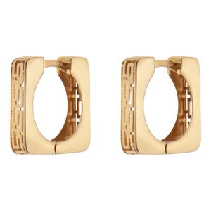 گوشواره حلقه ای طلا 18 عیار زنانه مایا ماهک مدل me1215