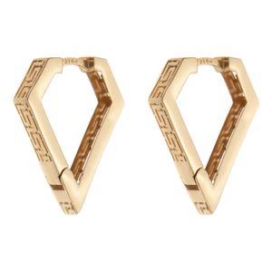 گوشواره حلقه ای طلا 18 عیار زنانه مایا ماهک مدل me1217