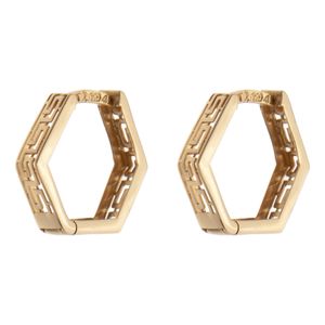 گوشواره حلقه ای طلا 18 عیار زنانه مایا ماهک مدل me1218