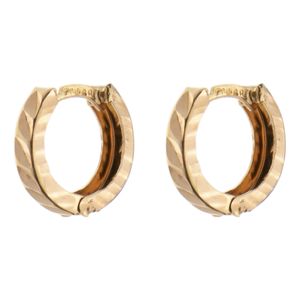 گوشواره حلقه ای طلا 18 عیار زنانه مایا ماهک مدل me1219
