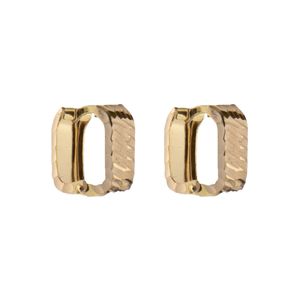 گوشواره حلقه ای طلا 18 عیار زنانه مایا ماهک مدل me1221