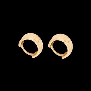گوشواره حلقه‌ای طلا کم اجرت  18 عیار زنانه ناریا مدل تارا کد t21