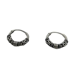 گوشواره حلقه‌ای نقره زنانه مدل ci 3404