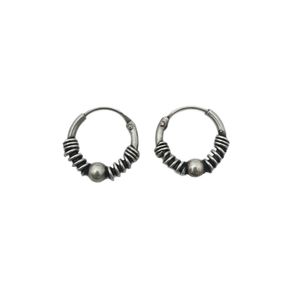گوشواره حلقه‌ای نقره زنانه مدل ci 3405