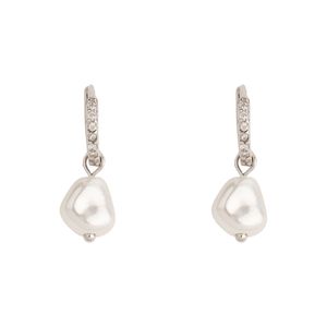 گوشواره حلقه‌ای نقره زنانه مدل f4112nm0