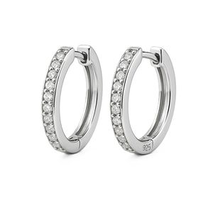 گوشواره حلقه‌ای نقره زنانه مدل رها