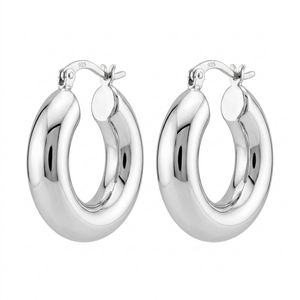 گوشواره حلقه‌ای نقره زنانه مدل ۱۰۳۳