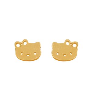 گوشواره طلا 18 عیار دخترانه رزالیا مدل diamond gea 012