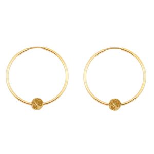 گوشواره طلا 18 عیار دخترانه رزالیا مدل gea 17