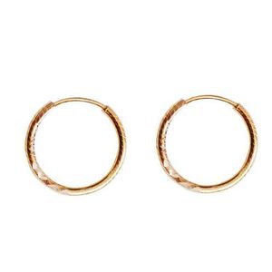 گوشواره طلا 18 عیار دخترانه رزالیا مدل gea 18