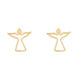گوشواره طلا 18 عیار دخترانه مایا ماهک مدل me0655