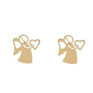 گوشواره طلا 18 عیار دخترانه مایا ماهک مدل me0786