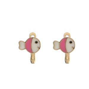 گوشواره طلا 18 عیار دخترانه میو گلد مدل e1194