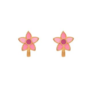 گوشواره طلا 18 عیار دخترانه هور گالری مدل ake110