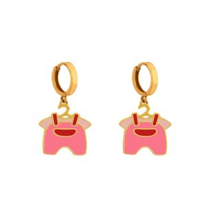 گوشواره طلا 18 عیار دخترانه هور گالری مدل ake643